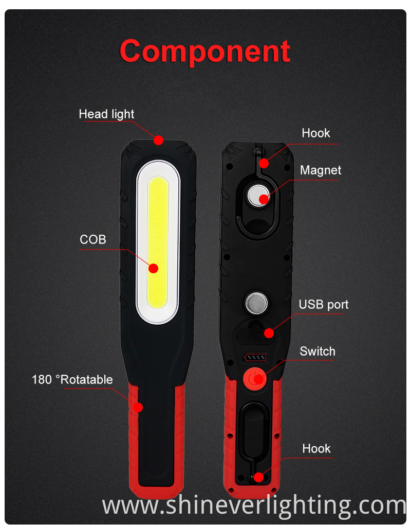 Handheld cob LED work light